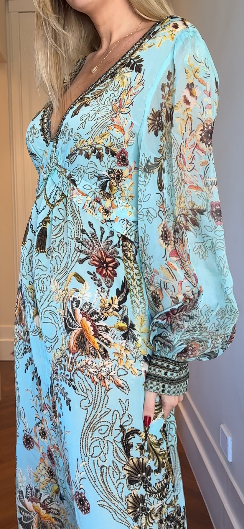 Estela seda dress