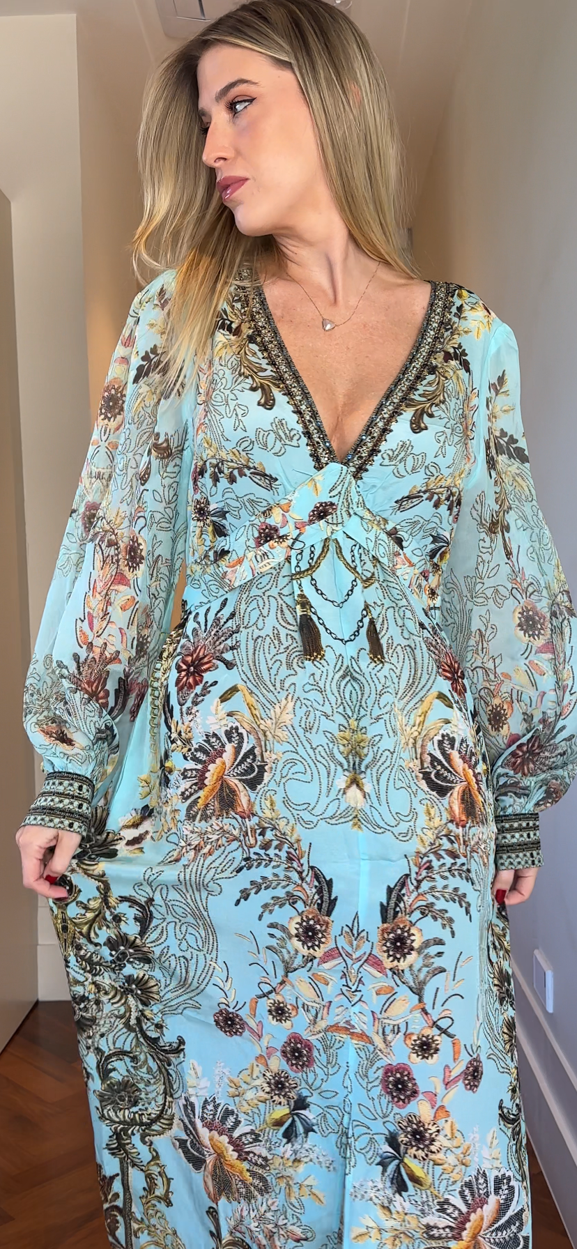 Estela seda dress
