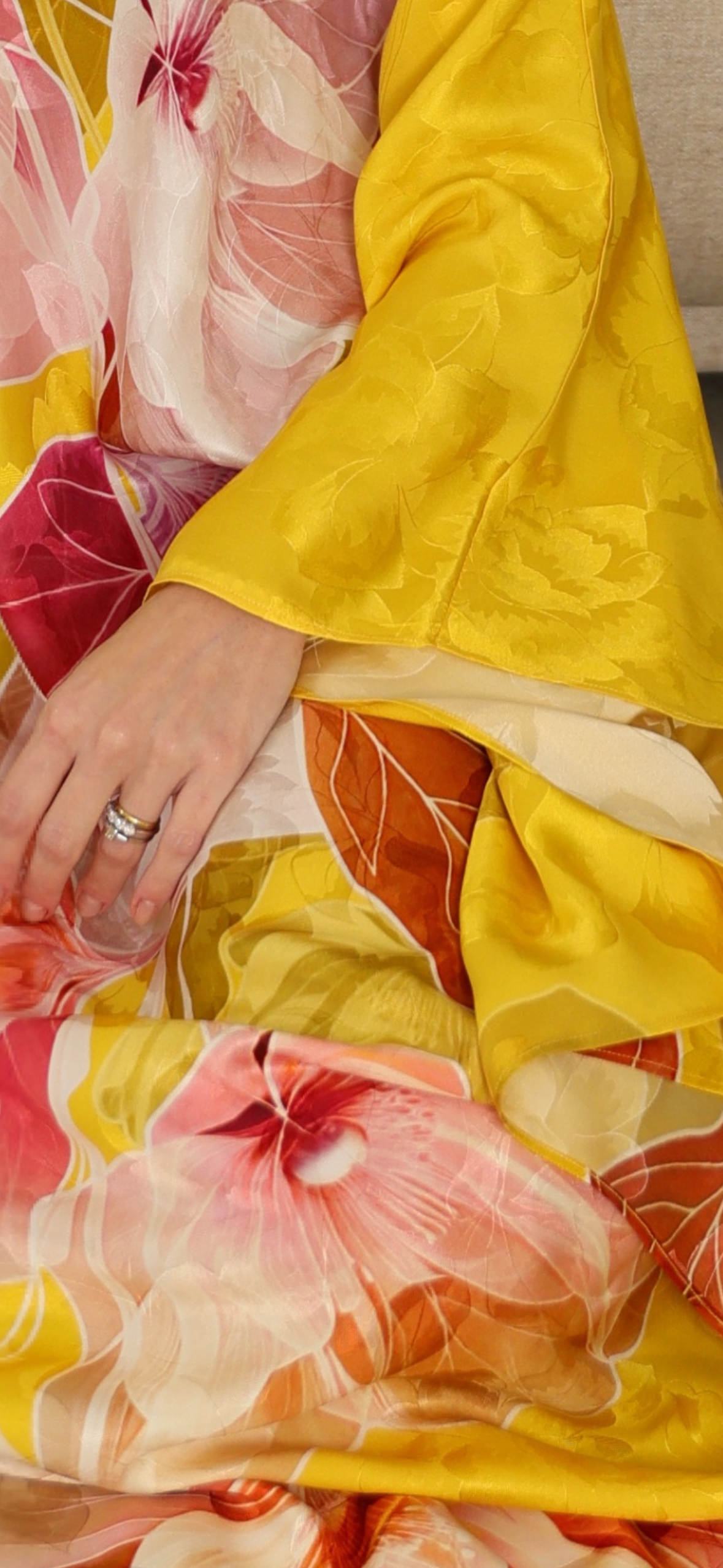 Heloísa seda jacquard