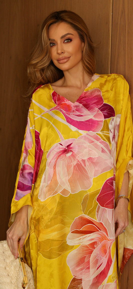 Heloísa seda jacquard
