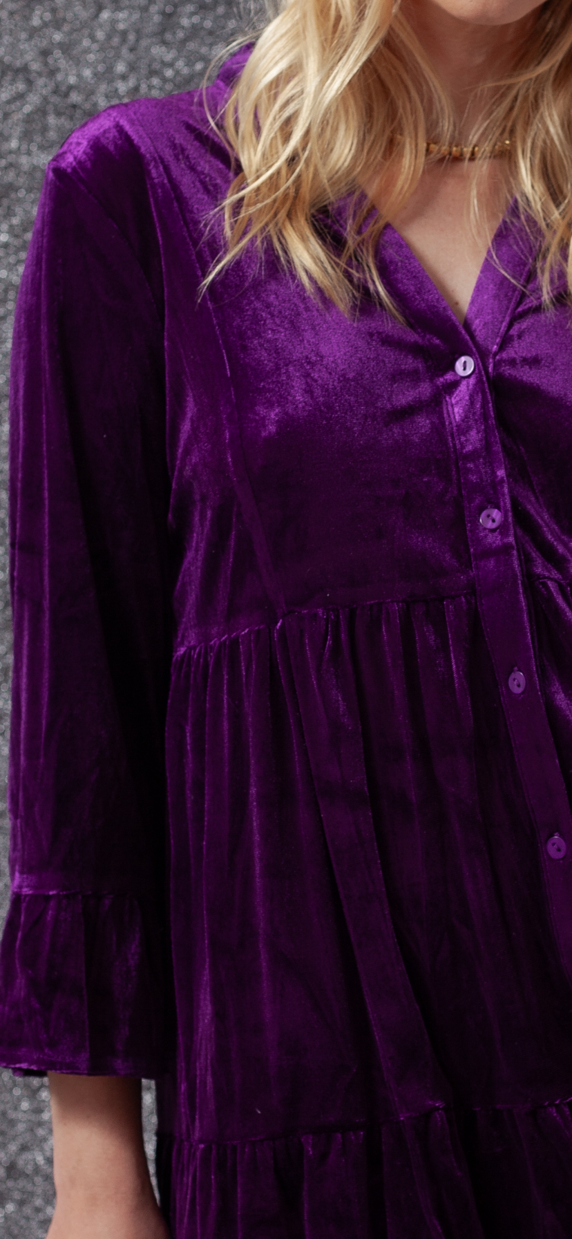 Vestido Malpensa roxo