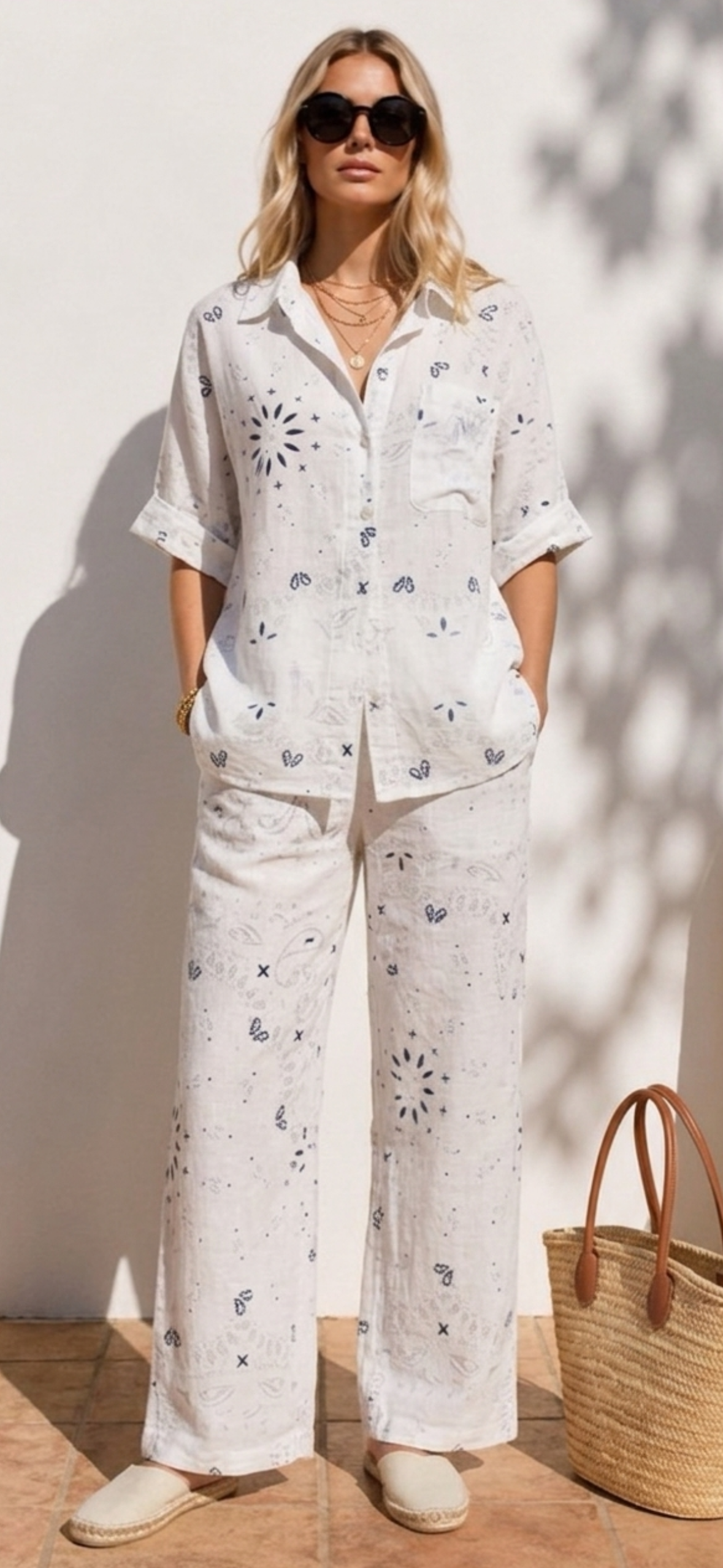 Betina conjunto linho