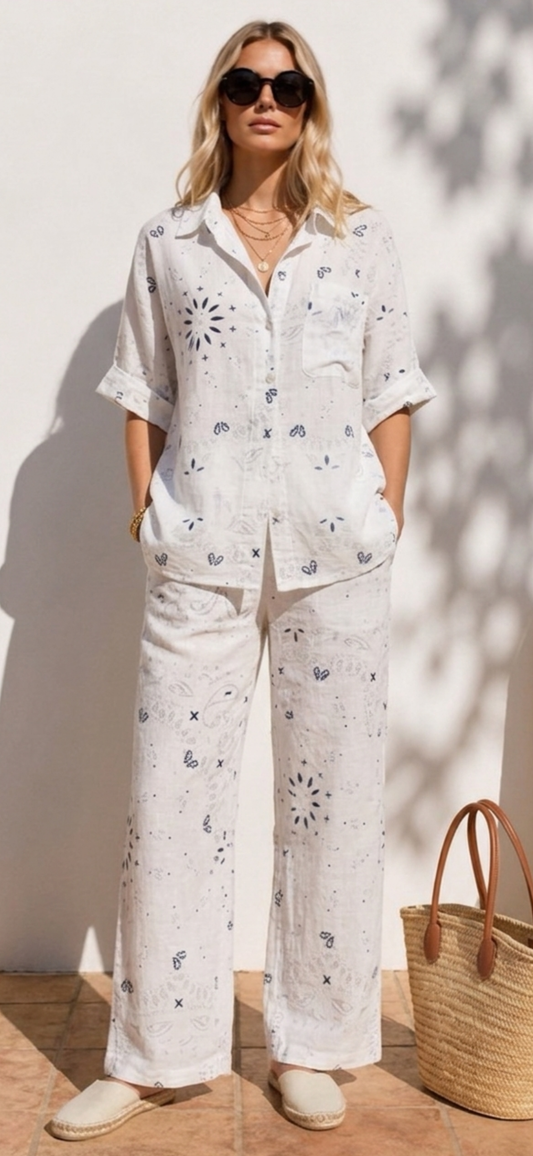 Betina conjunto linho