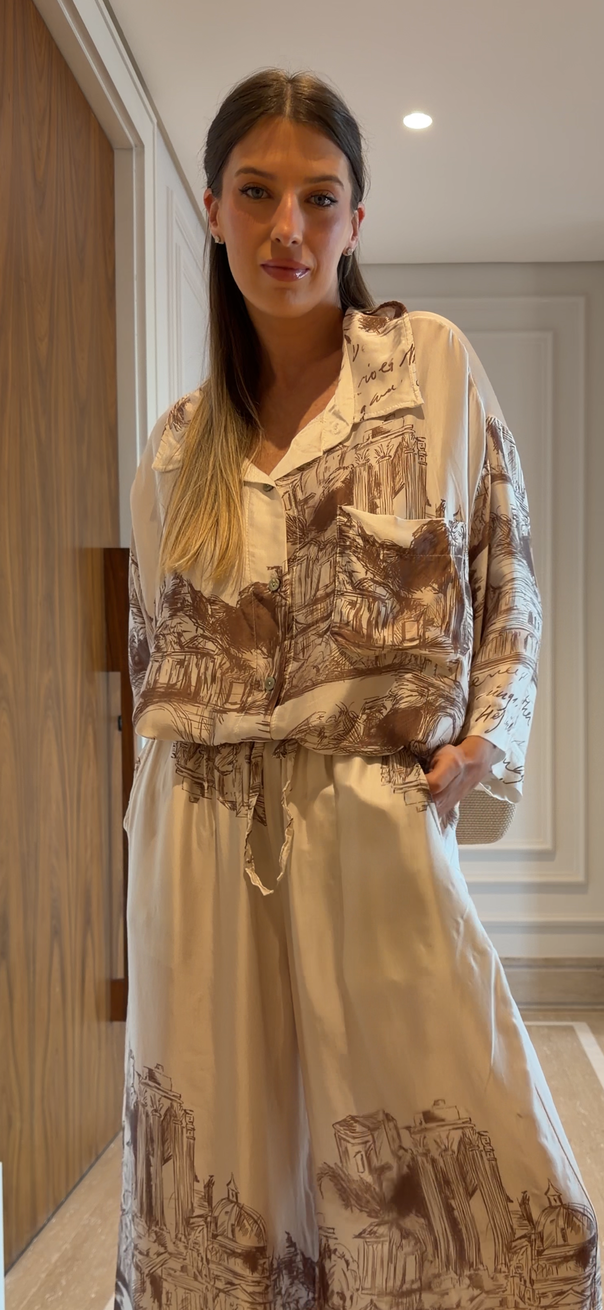 Milena conjunto mix seda