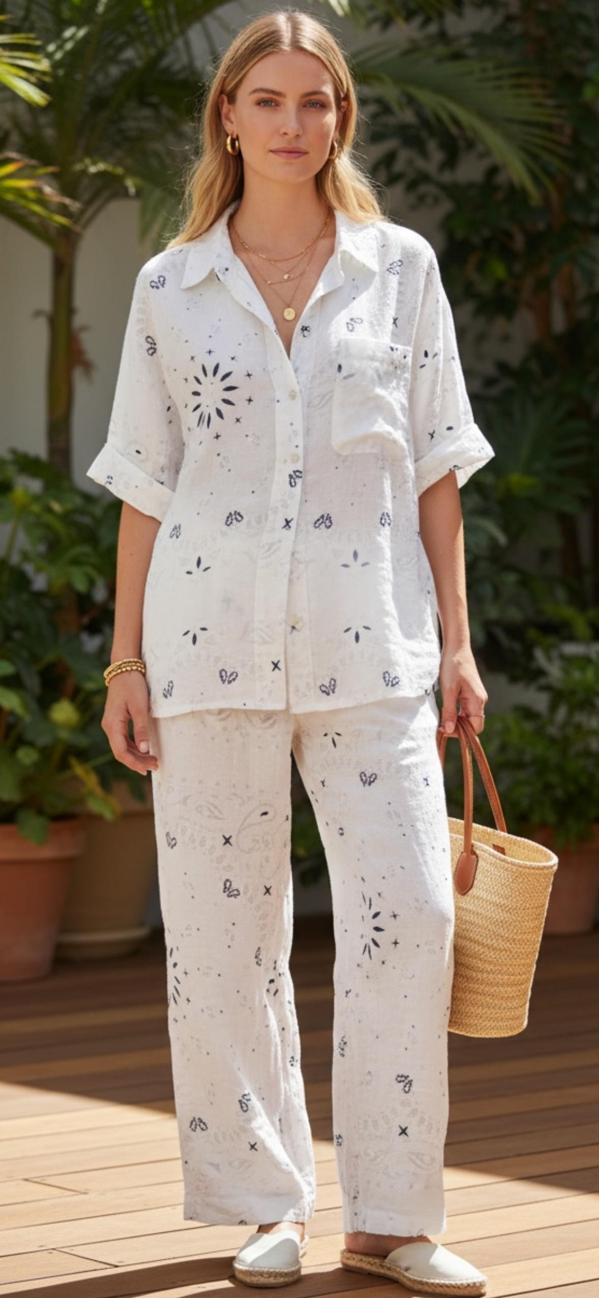 Betina conjunto linho