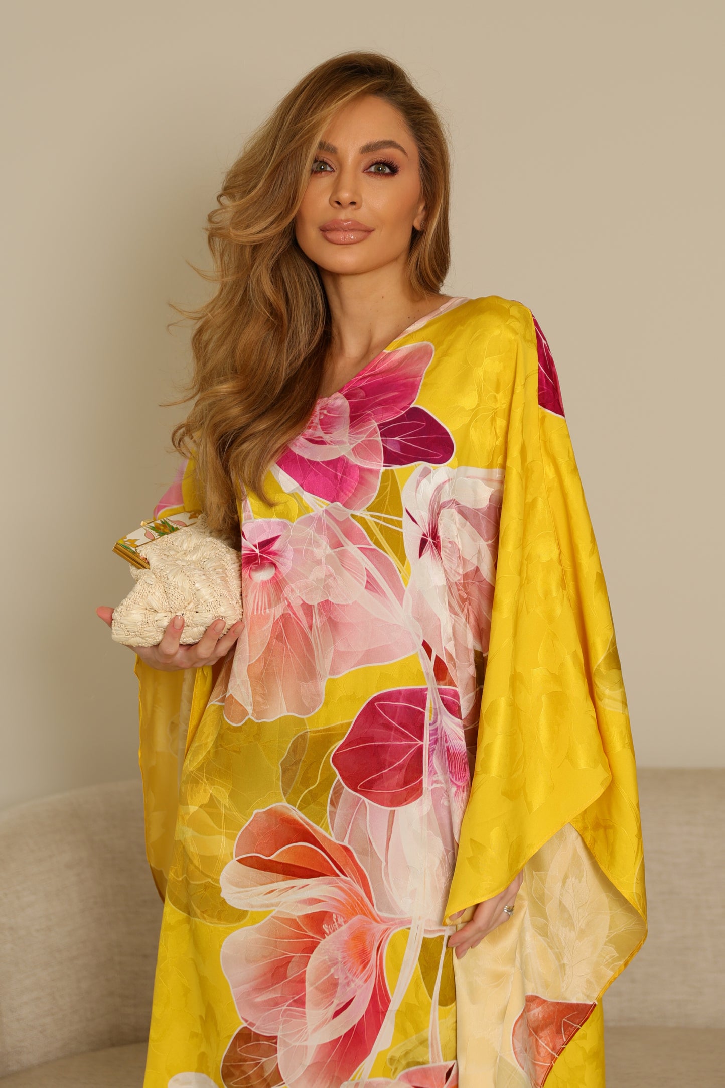 Heloísa seda jacquard
